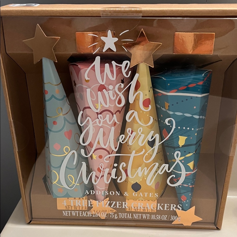 Addison & Gates Christmas Tree Bath Fizzers - Unopened- New
